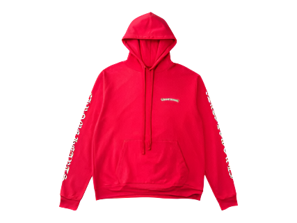 Chrome Hearts Scroll Hoodie Red (Pre-Owned)