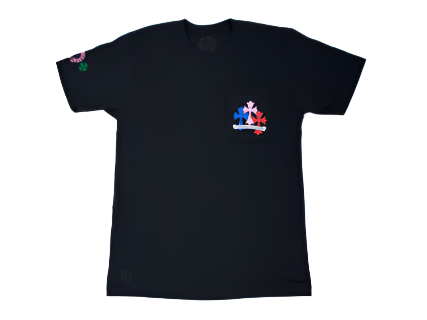 Chrome Hearts Multi Color Cross Cemetery T-Shirt Black (Pre-Owned)