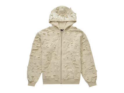 Supreme Griffin Zip Up Hooded Sweatshirt Natural (Pre-Owned)