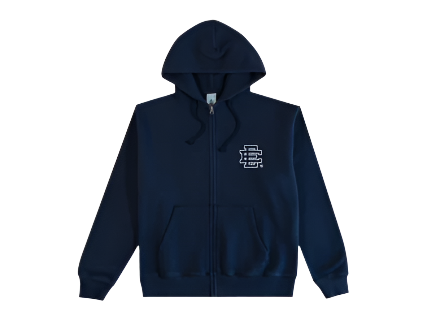 Eric Emanuel EE Basic Zip Up Hoodie (FW24) Navy/White