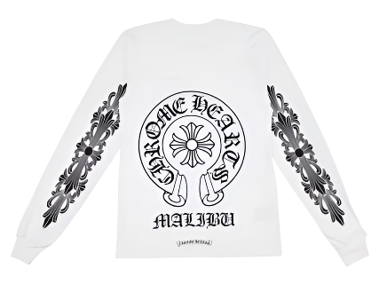 Chrome Hearts Malibu Exclusive L/S T-Shirt White (Pre-Owned)