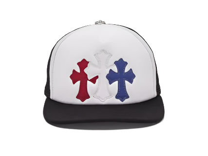 Chrome Hearts Triple Cross Trucker Hat