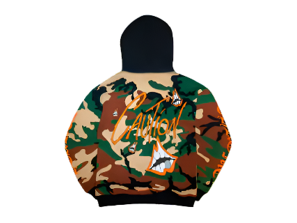 Chrome Hearts Matty Boy Caution Hoodie Camo (Pre-Owned)