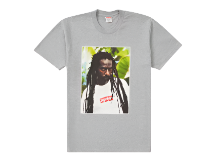 Supreme Buju Banton Tee Heather Grey (Pre-Owned)