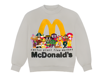 Cactus Plant Flea Market x McDonald's Cactus Buddy! And Friends Crewneck Cement (Pre-Owned)