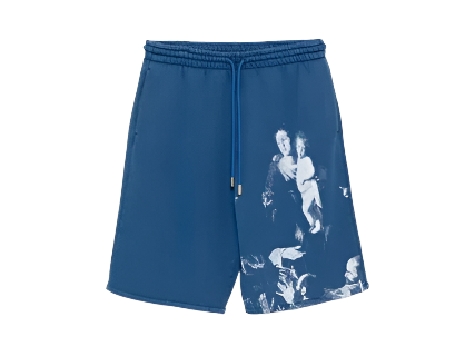 Off-White Graphic Print Shorts (Pre-Owned)
