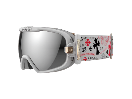 Chrome Hearts Snow Goggles White