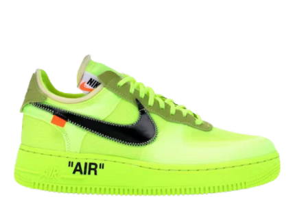 Nike Air Force 1 Low Off-White Volt (Pre-Owned)