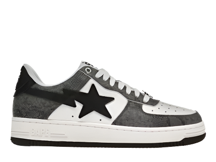 A Bathing Ape Bape Sta Snake Skin Black