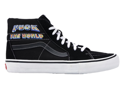 Vans Sk8-Hi Supreme Fuck the World Black (Pre-Owned)