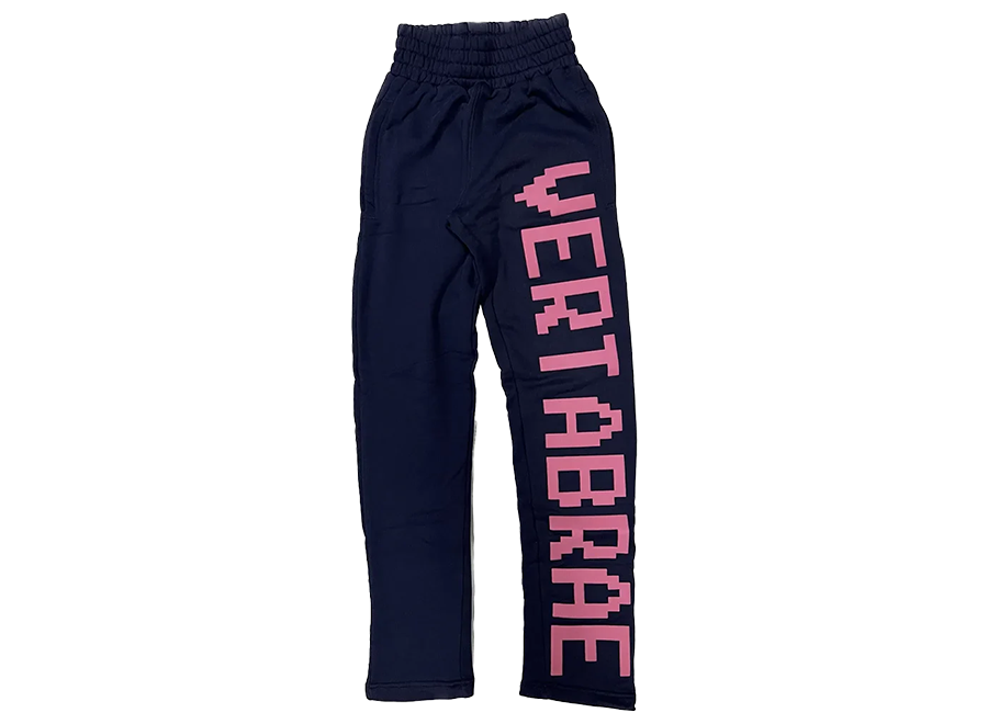 Vertabrae Navy Pink Sweatpants