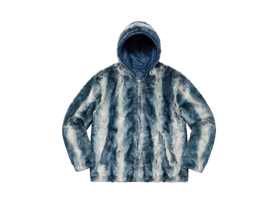 Supreme Faux Fur Reversible Hooded Jacket (Pre-Owned)