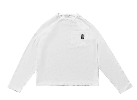 Chrome Hearts Eyechart Embroidered L/S T-Shirt White (Pre-Owned)