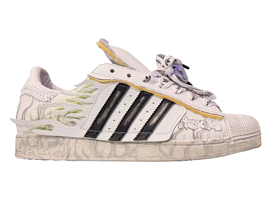 Adidas Superstar Hellstar White (Pre-Owned)
