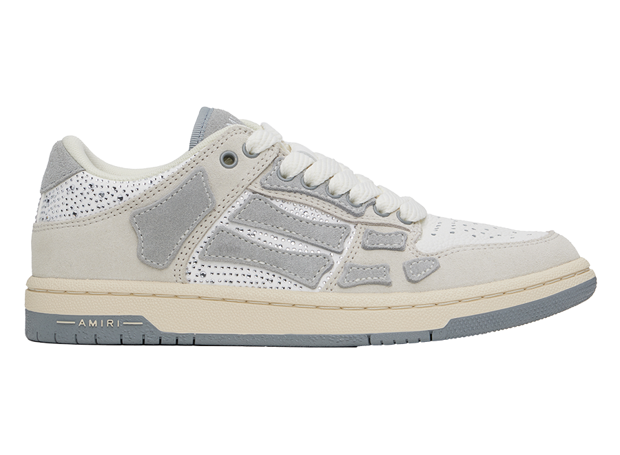Amiri Crystal Suede Skel Top Sneakers Birch