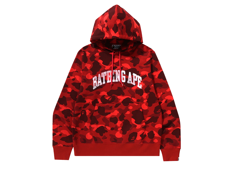 BAPE Color Camo Pullover Hoodie (SS25) Red (Pre-Owned)