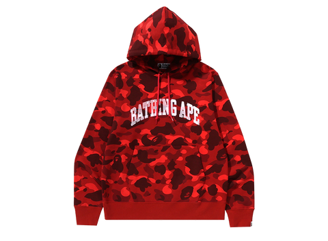 BAPE Color Camo Pullover Hoodie (SS25) Red (Pre-Owned)