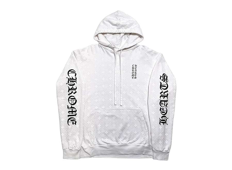 Chrome Hearts Monogram Hoodie White (Pre-Owned)