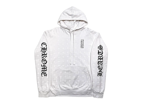 Chrome Hearts Monogram Hoodie White (Pre-Owned)