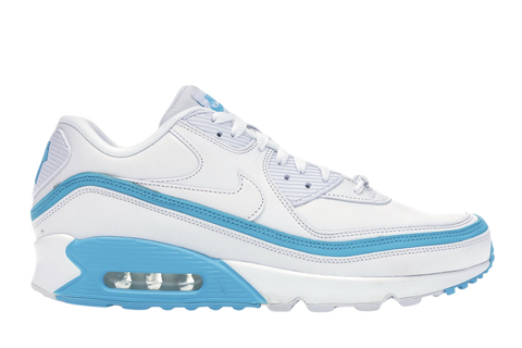 Nike Air Max 90 Undefeated White Blue Fury (Pre-Owned)