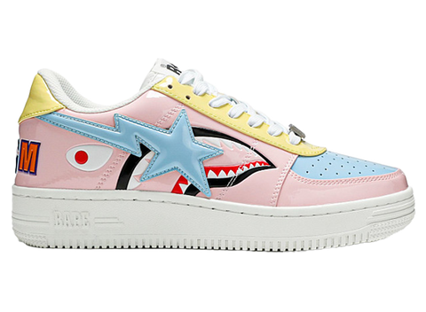 Bapesta Low M1 Shark Face Pink (Pre-Owned)