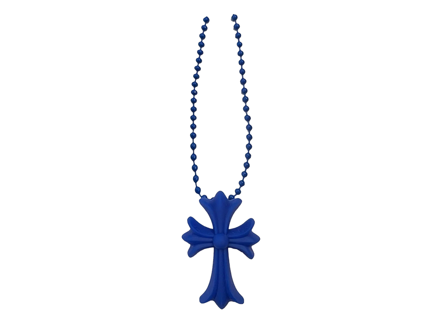 Chrome Hearts Silicone Necklace Blue