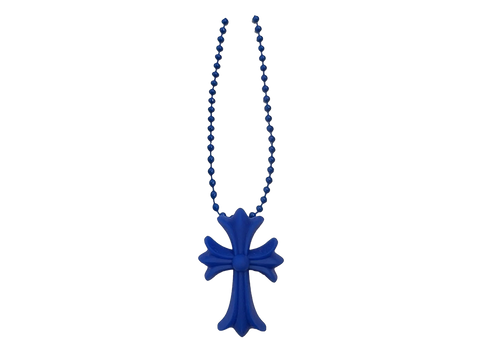 Chrome Hearts Silicone Necklace Blue