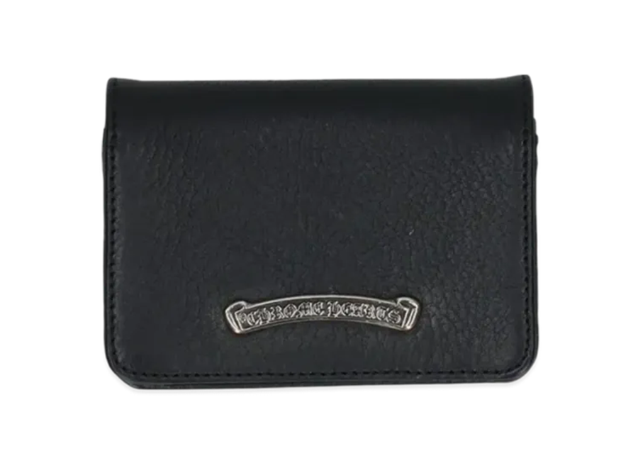 Chrome Hearts Arch Logo Plate 3-Pocket Leather Wallet (Pre-Owned)