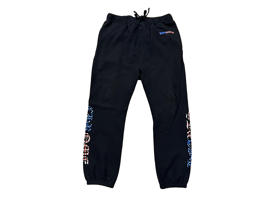Chrome Hearts Matty Boy American Flag Sweatpants Black
