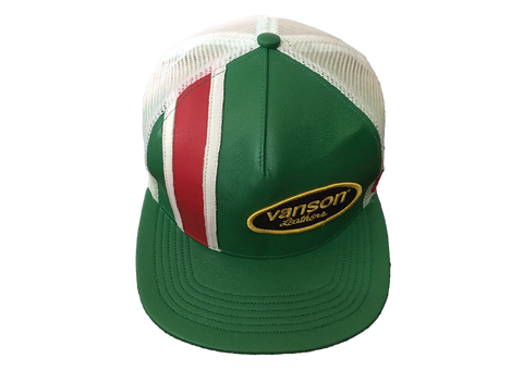 Supreme Vanson Leathers Mesh Back 5-Panel Green (Pre-Owned)