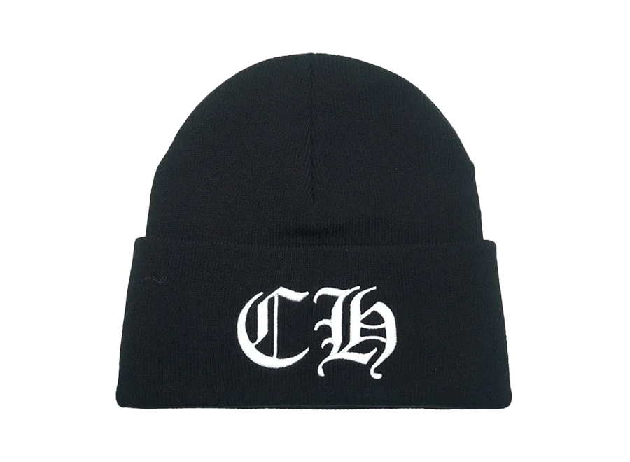 Chrome Hearts CH Embroidered Beanie Black