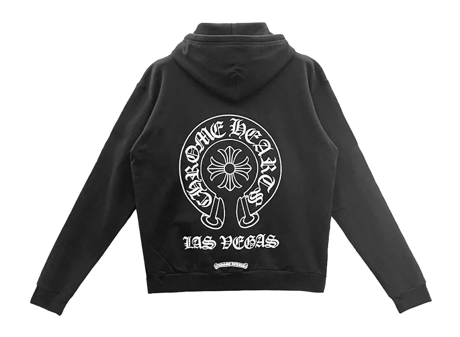 Chrome Hearts Las Vegas Exclusive Horseshoe Zip Up Hoodie Black (Pre-Owned)