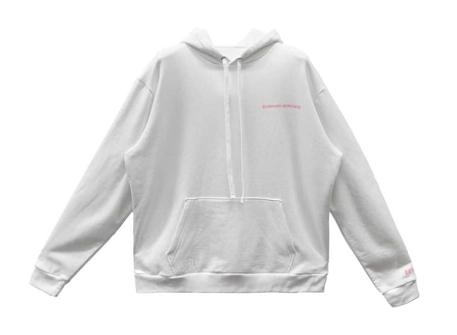 Chrome Hearts Laurie Lynn Stark " Love You" Portrait Pink Letter Hoodie
