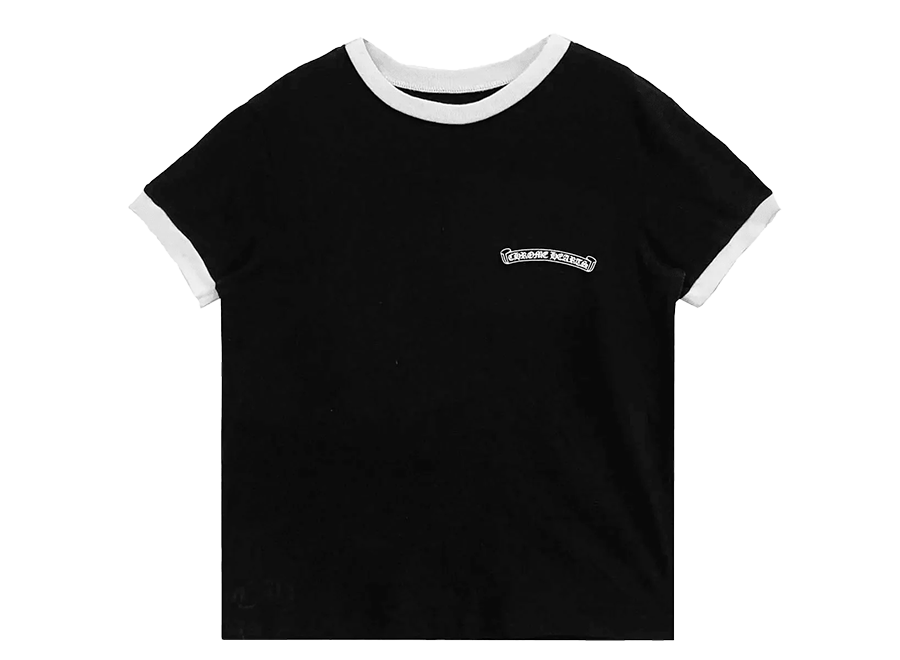 Chrome Hearts Roller Skates Ringer Tee Black/White (Pre-Owned)