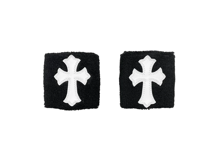 Chrome Hearts Sweatband Set Black/White