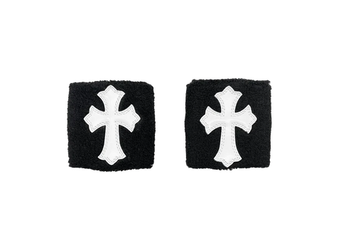 Chrome Hearts Sweatband Set Black/White