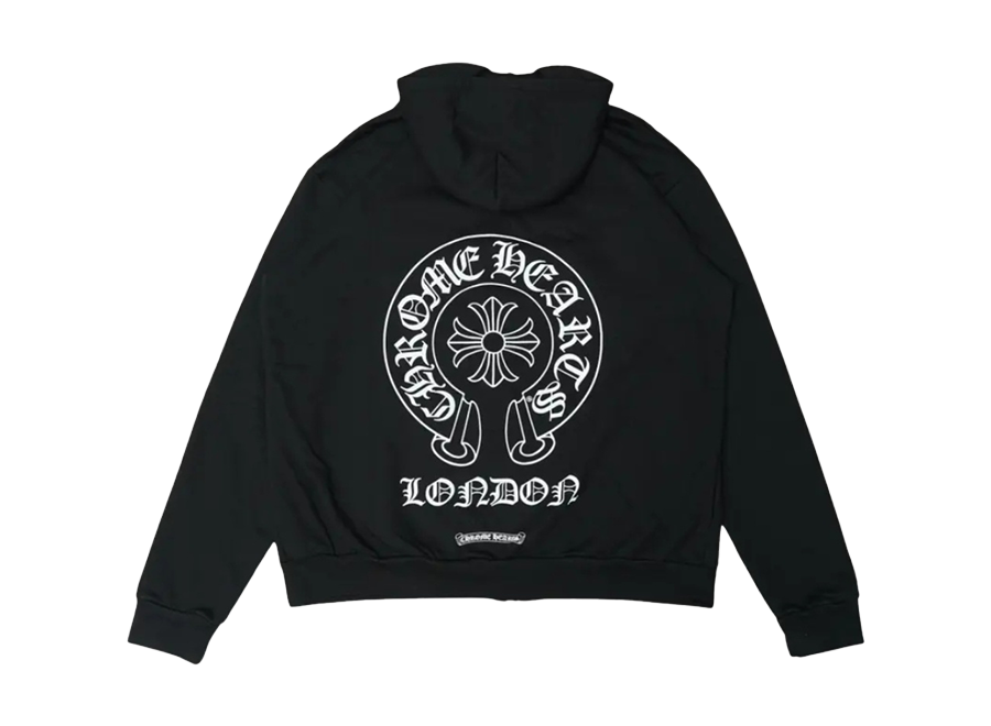 Chrome Hearts London Exclusive Horseshoe Hoodie Black (Pre-Owned)