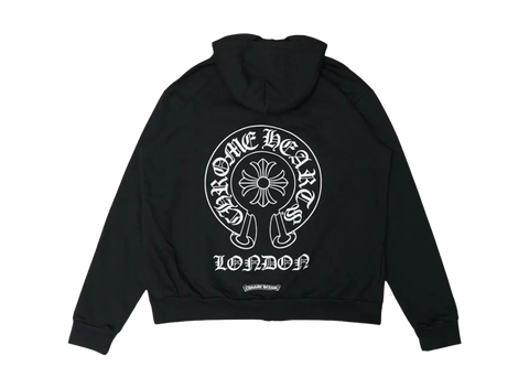 Chrome Hearts London Exclusive Horseshoe Hoodie Black (Pre-Owned)
