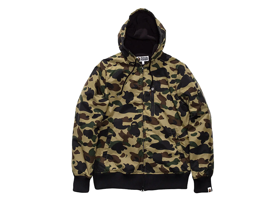 Bape 1st Camo Nylon Hoodie Camo (Pre-Owned)