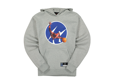 Jordan x Fragment Image Pullover Hoodie Dark Grey Heather (Pre-Owned)