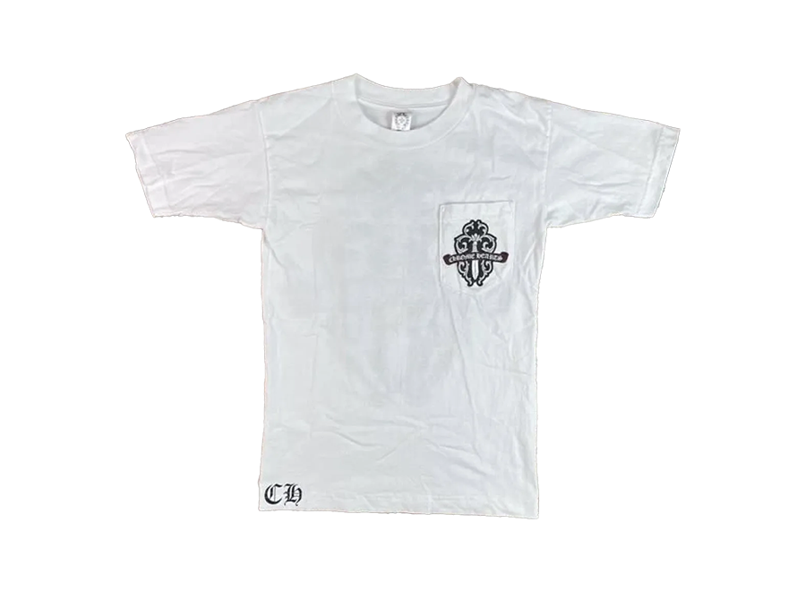 Chrome Hearts Vintage Floral Camo Dagger Scroll T-Shirt White (Pre-Owned)