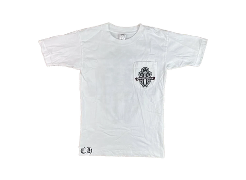 Chrome Hearts Vintage Floral Camo Dagger Scroll T-Shirt White (Pre-Owned)