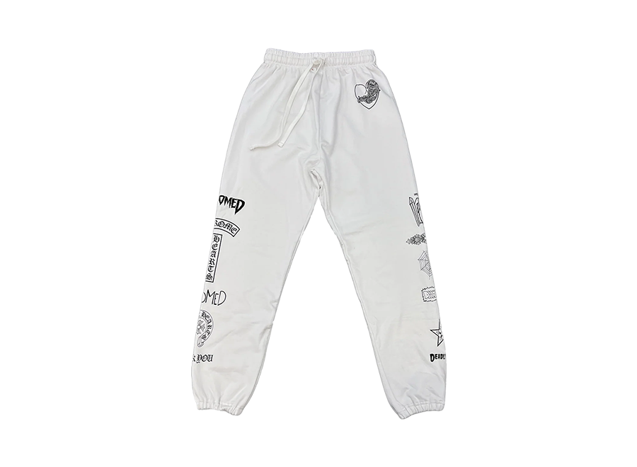Chrome Hearts Deadly Doll Sweatpants White (Pre-Owned)