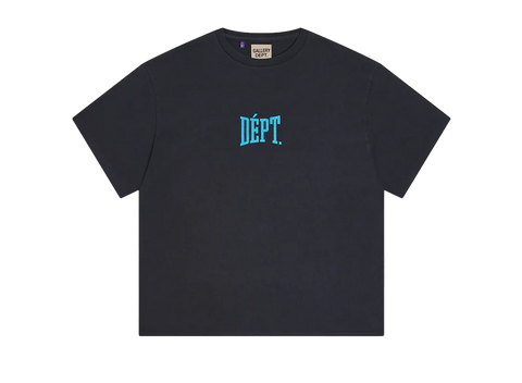 Gallery Dept. Gym Logo T-Shirt Black/Blue (Pre-Owned)