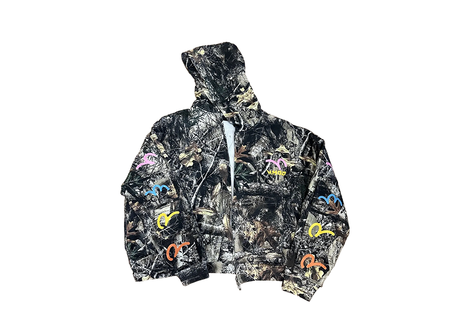 HMDD x Evisu Realtree Camo Zip Up Hoodie