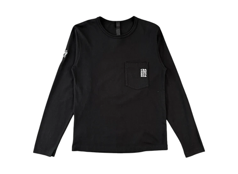 Chrome Hearts Eye Chart Logo Embroidered Long Sleeve T-Shirt Black (Pre-Owned)