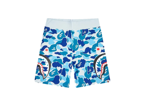Bape ABC Camo Side Shark Shorts Blue (Pre-Owned)