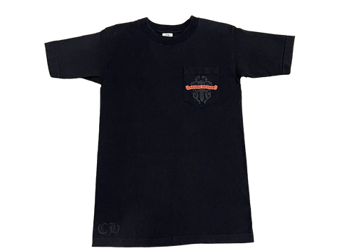 Chrome Hearts Vine Dagger Cemetery Cross Logo Pocket Tee (Pre-Owned)