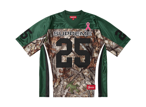 Supreme Breast Cancer Awareness Football Jersey Camo