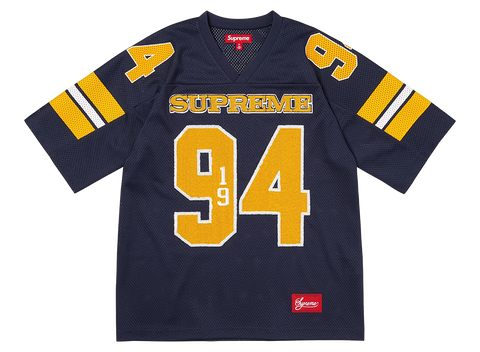 Supreme Sequin Football Jersey Navy